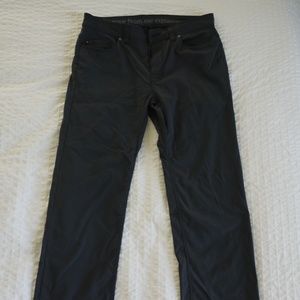 Dark Gray Slim Fit Prana Pants